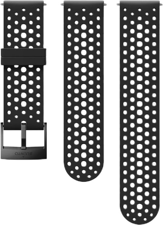 24 EXP2 Silicone Strap M+L Black