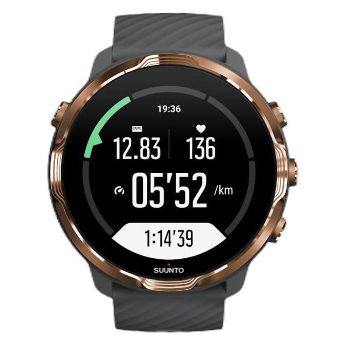 Suunto 7 Grey, Unisex, Utrustning, Elektronik, Cykling, Grå, ONESIZE