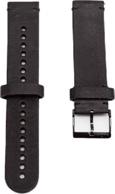 20mm Urban 2 Leather Strap M Black