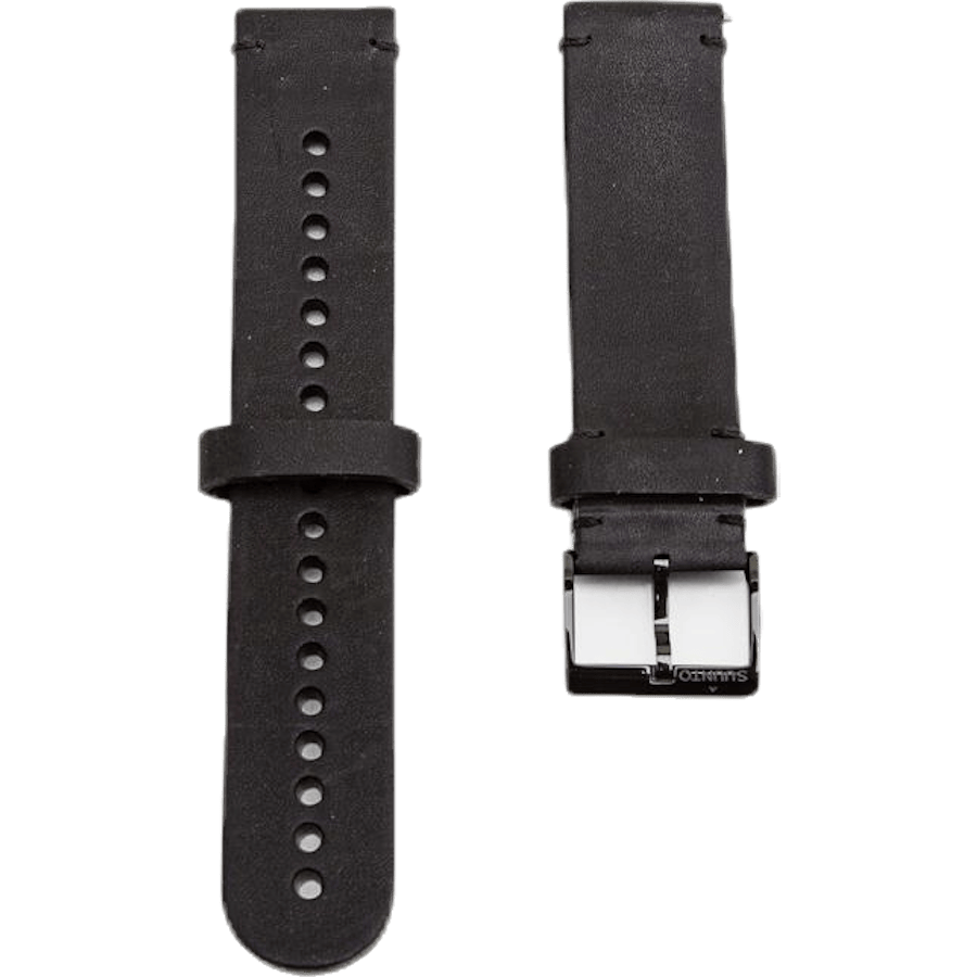 20mm Urban 2 Leather Strap M Black
