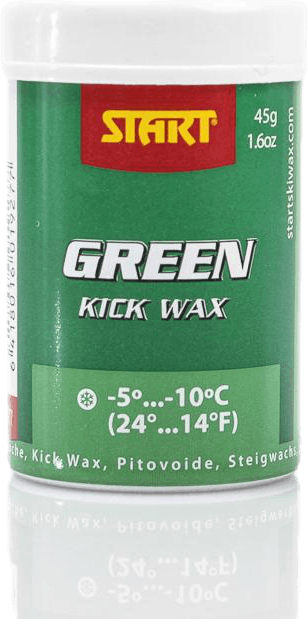 Kick Wax Green Green, Unisex, varusteet, Vaellusvälineet, Murtomaahiihto, Vihreä, ONESIZE