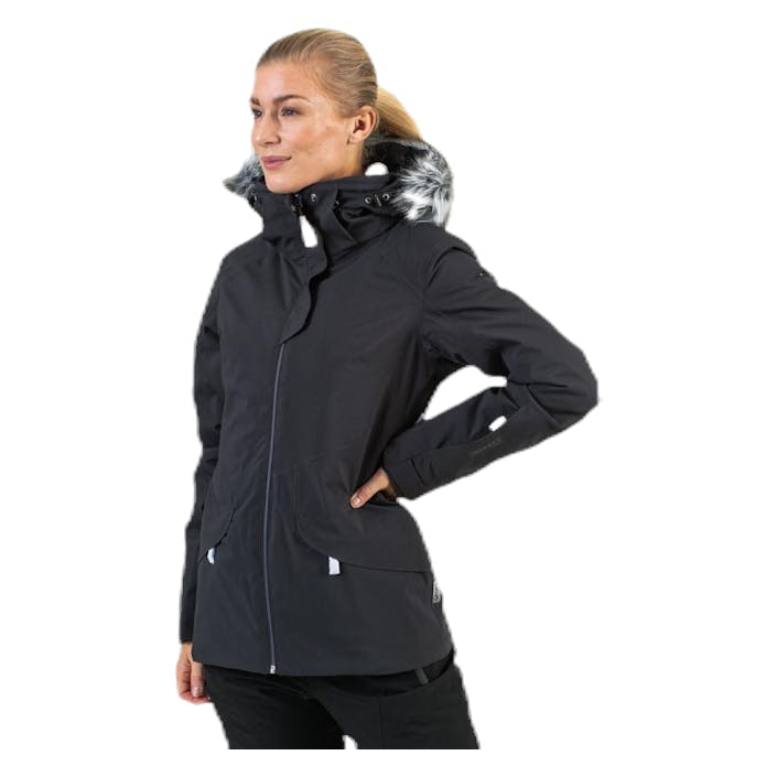 Elega Jacket Black, Female, Apparels, jackets, Alpine sports, Black, 40