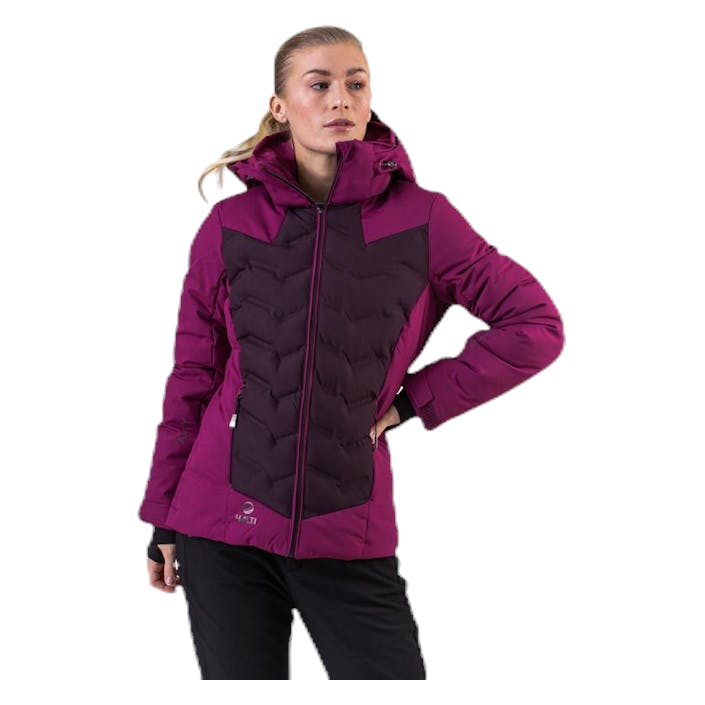 Tieva Jacket Purple, Female, Vêtements, vestes, Sport d'hiver, Violet, 42
