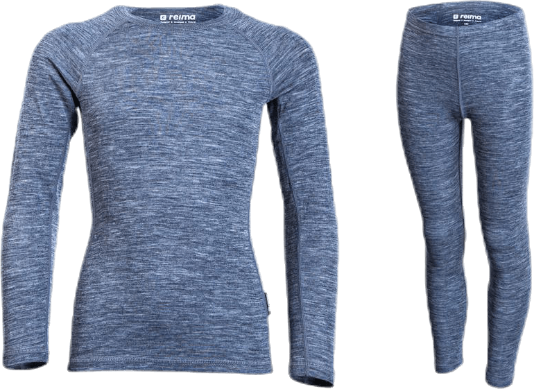 Kinsei Merino Wool Set Grey, Unisex, Vaatteet, pohjakerrokset, Harmaa, 140