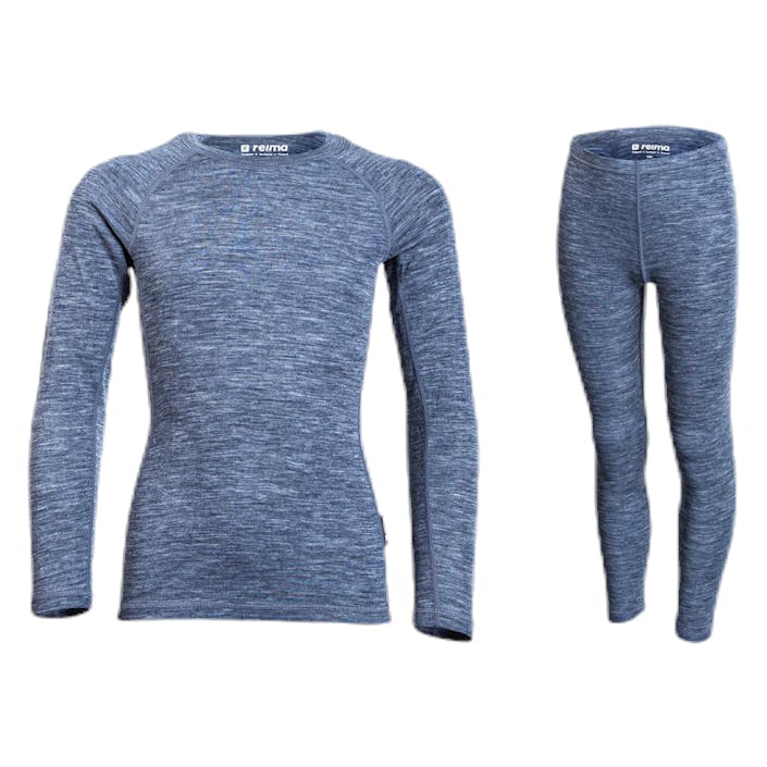 Kinsei Merino Wool Set Grey, Unisex, Vaatteet, pohjakerrokset, Harmaa, 140