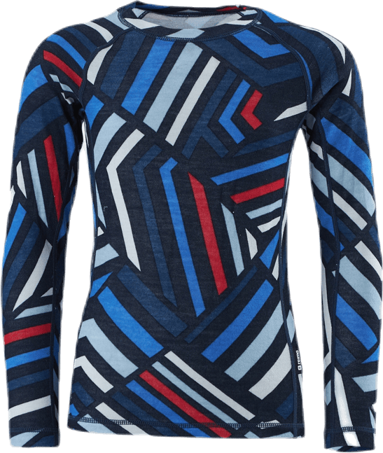 Taitoa Wool/Bamboo Blue/Red - Bild 2