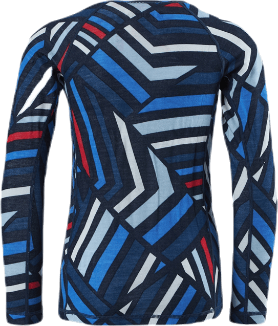 Taitoa Wool/Bamboo Blue/Red - Bild 4
