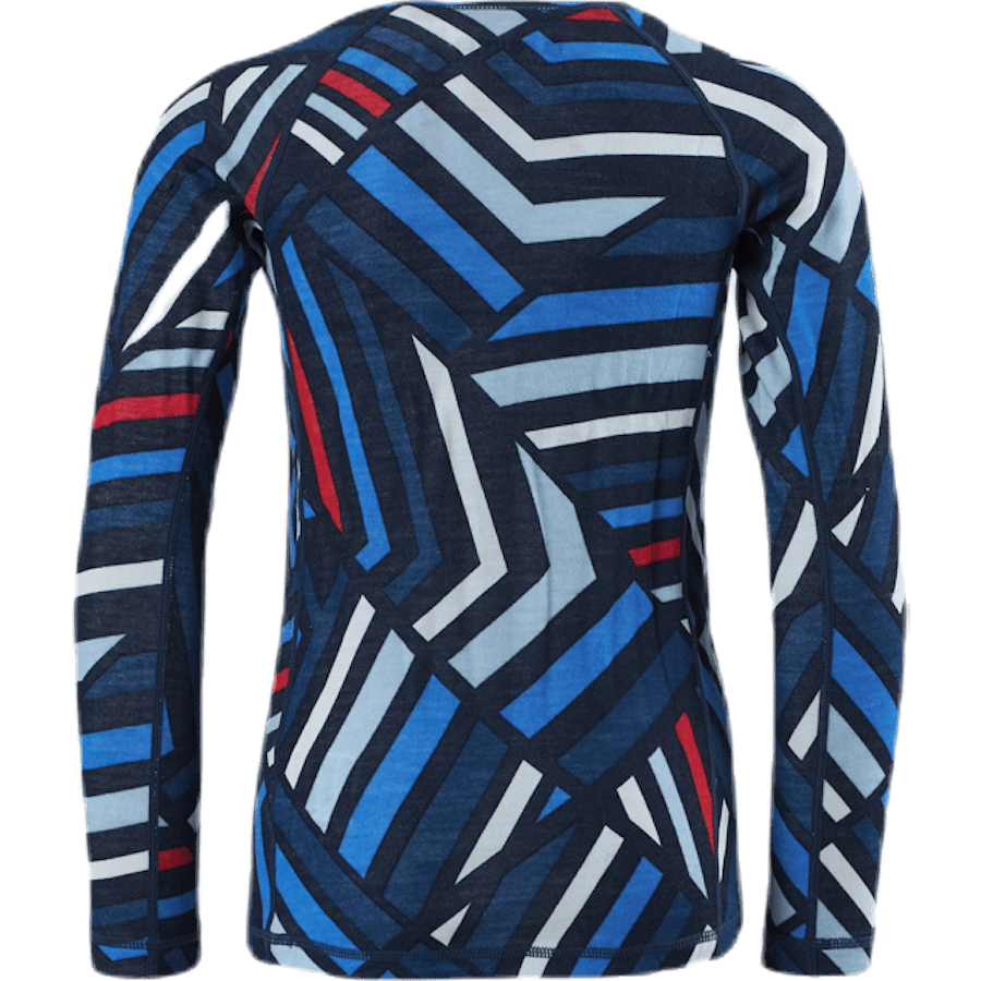 Taitoa Wool/Bamboo Blue/Red - Bild 4