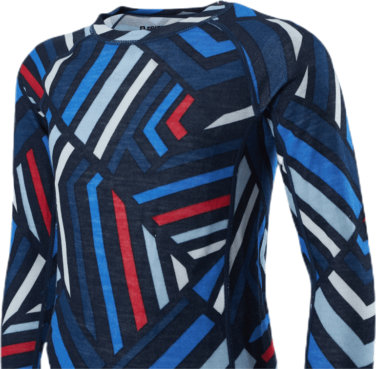 Taitoa Wool/Bamboo Blue/Red - Bild 5