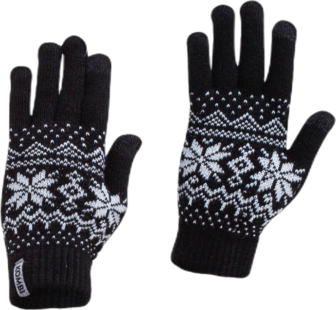 The Scandinave Power Point Glove Black, Female, Apparels, hats & caps, Black, ONESIZE