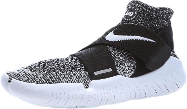 Free Run Motion Flyknit 2018 White/Black, Female, Shoes, Running shoes, Running, Multi color, EU 37,5 (UK 4)