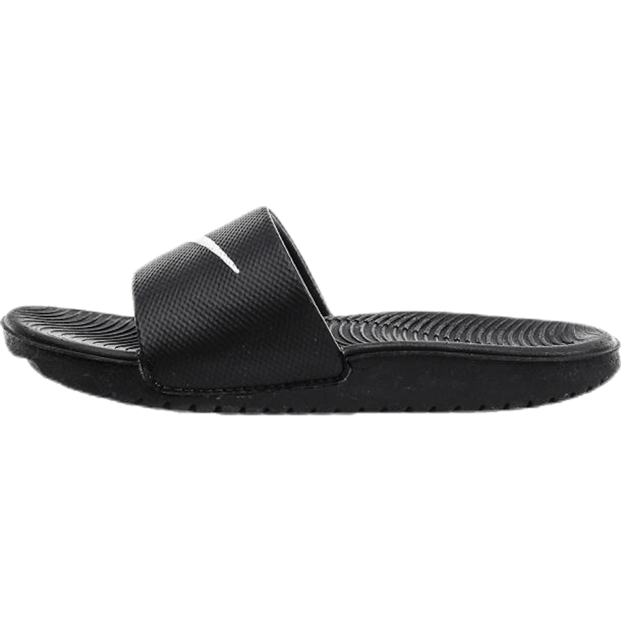 Kawa Little/Big Kids' Slides BLACK/WHITE
