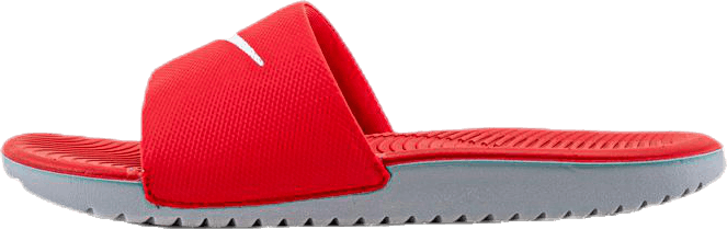 Kawa Slide GS/PS White/Red, Unisex, Shoes, Sandals and Slippers, Red, UK 4,5