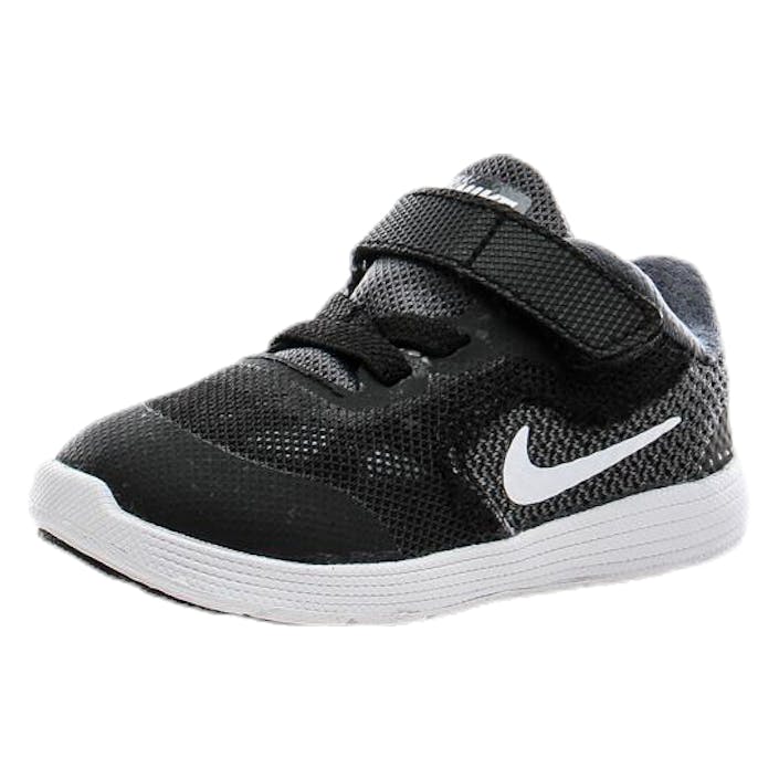 Revolution 3 (TDV) Black, Unisex, Obuv, Tenisky, Černá, EU 18,5