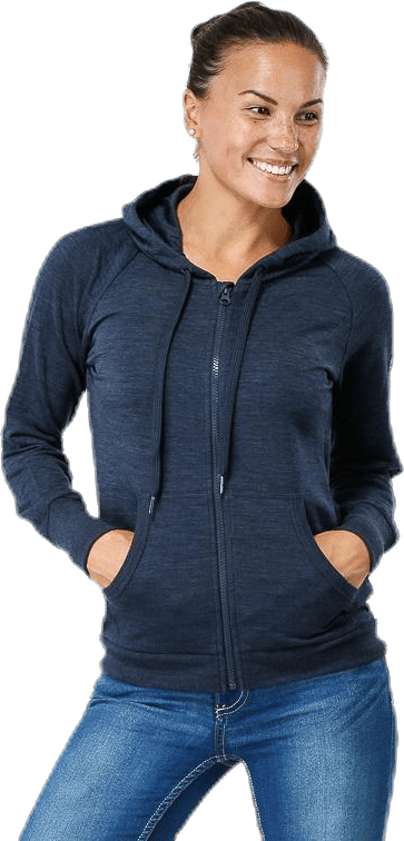 Essential Zip Hoodie Blue