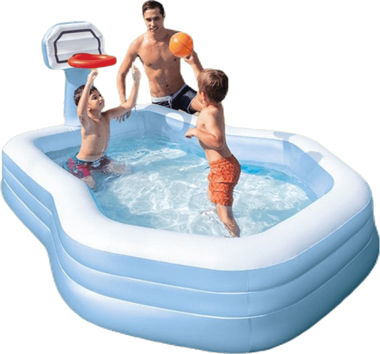 Shootin' Hoops Family Pool Blue, Unisex, Equipment, toys & games, Blue, ONESIZE