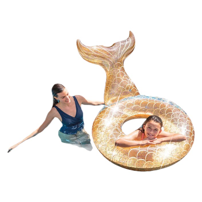 Glitter Mermaid Tube Gold, Unisex, Ekwipunek, zabawki i gry, Złoto, ONESIZE