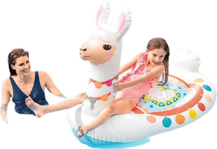 Cute LLama Ride-On White, Unisex, Ekwipunek, zabawki i gry, Biały, ONESIZE