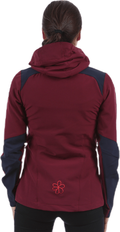 Cecilie Mountaineering Jacket Grey/Red - Bild 2