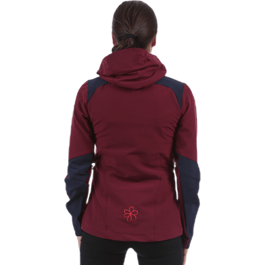 Cecilie Mountaineering Jacket Grey/Red - Bild 2