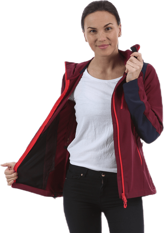 Cecilie Mountaineering Jacket Grey/Red - Bild 4