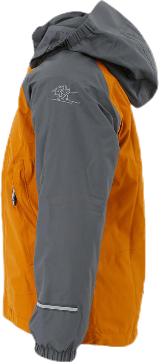 Storm Ins Kids Jacket 10 000 mm Grey/Yellow - Bild 2