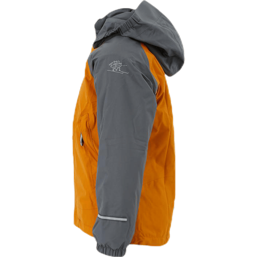 Storm Ins Kids Jacket 10 000 mm Grey/Yellow - Bild 2