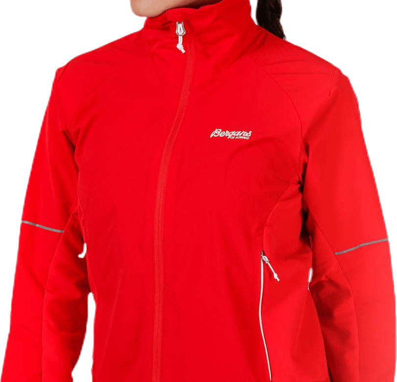 Slingsby LT Softshell Jacket White/Red - Bild 5