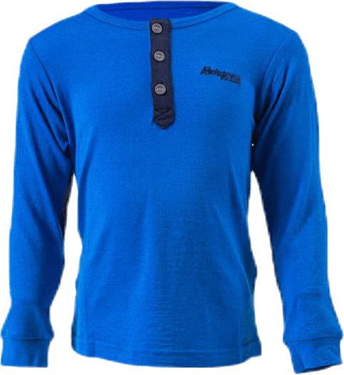 Myske Wool Kids Shirt Blue, Unisex, Odevy, základné vrstvy, Modrá, 116