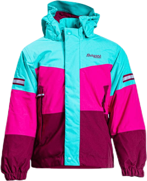 Lilletind Insulated Kids Jacket Pink/Green, Unisex, Apparels, jackets, Pink/Green, 128