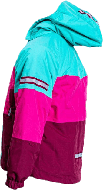 Lilletind Insulated Kids Jacket Pink/Green - Bild 2