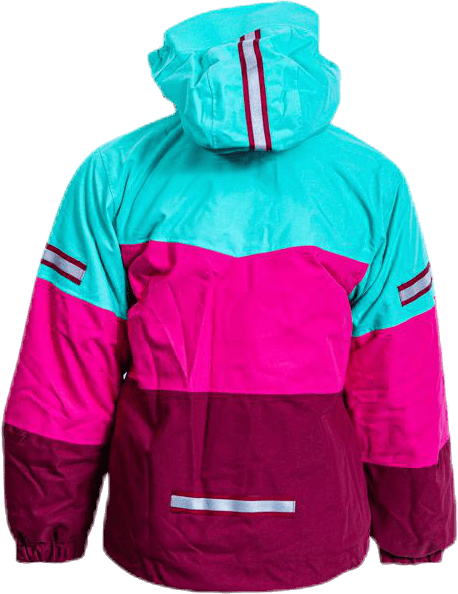 Lilletind Insulated Kids Jacket Pink/Green - Bild 3