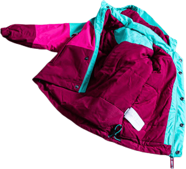 Lilletind Insulated Kids Jacket Pink/Green - Bild 5