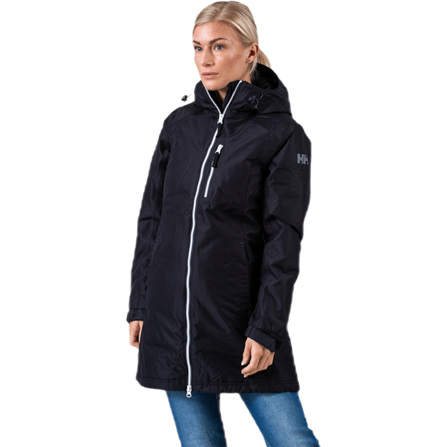 Long Belfast Winter Jacket Black - Bild 2