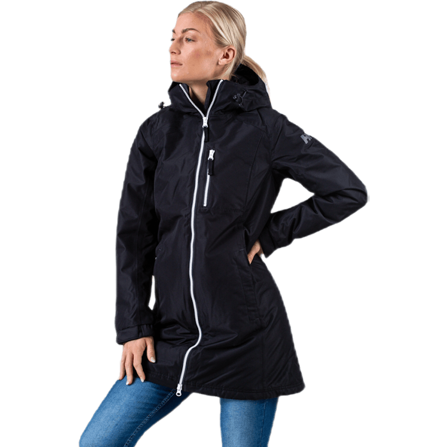 Long Belfast Winter Jacket Black - Bild 3