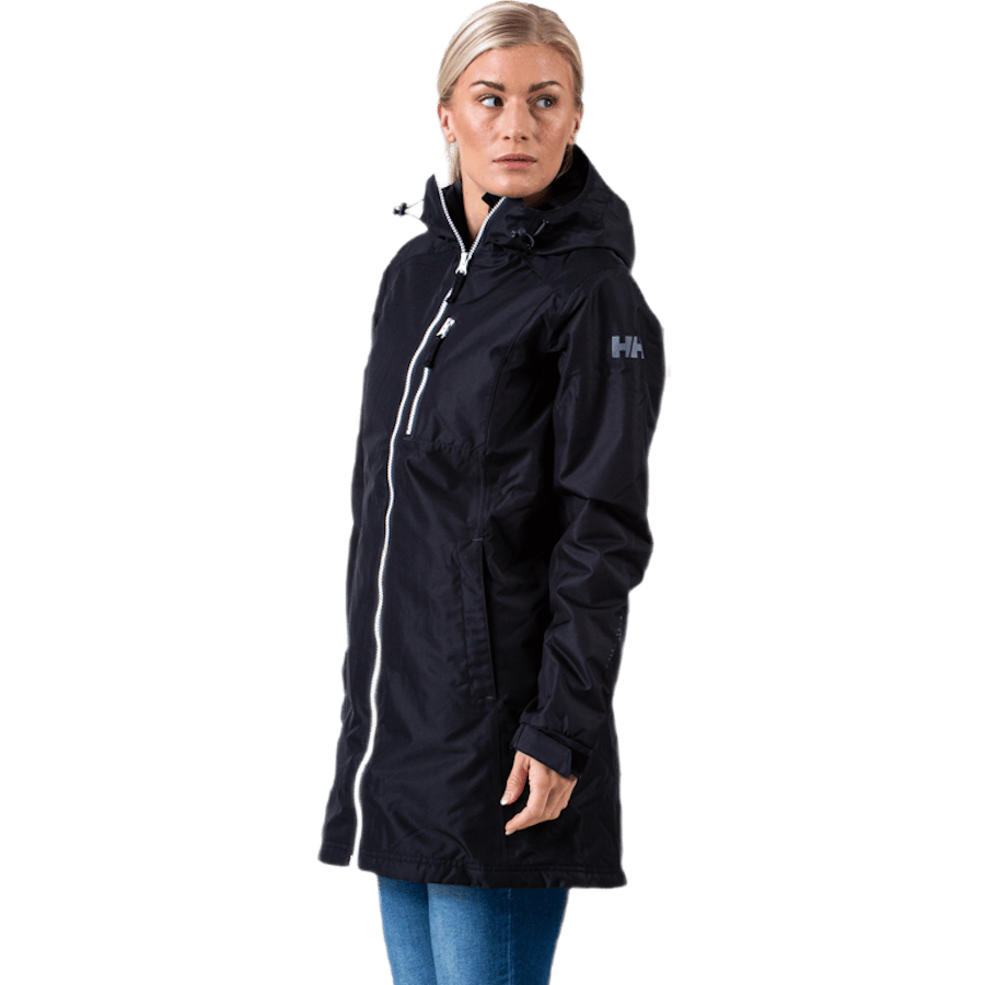 Long Belfast Winter Jacket Black - Bild 4