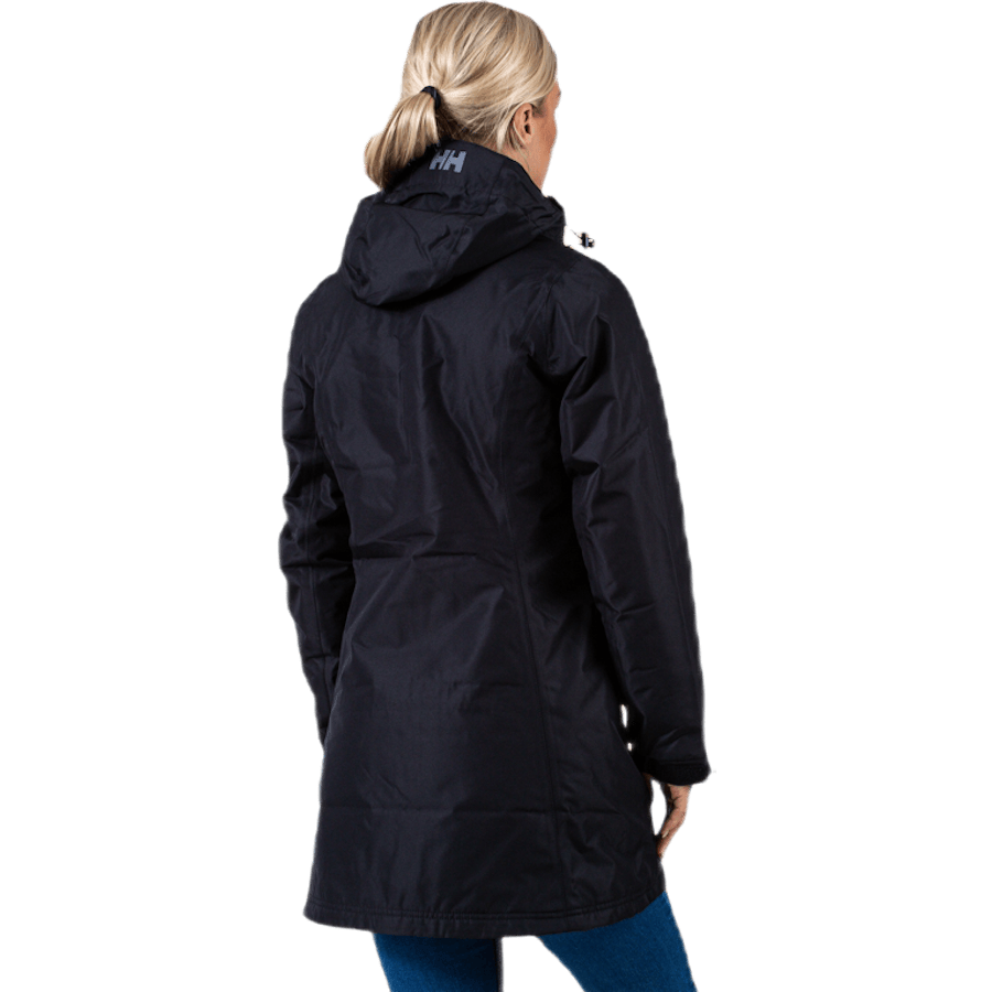 Long Belfast Winter Jacket Black - Bild 5
