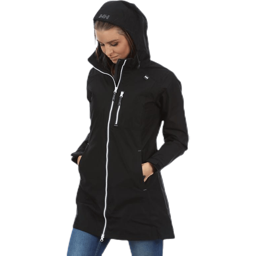 Long Belfast Jacket Black - Bild 3
