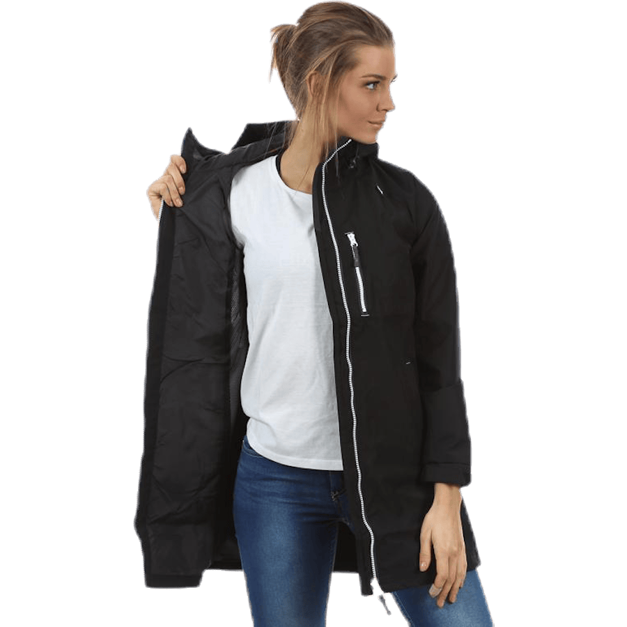 Long Belfast Jacket Black - Bild 4