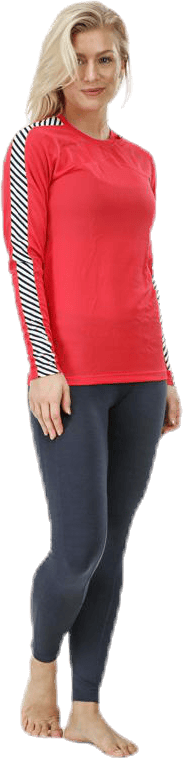 Lifa Crew Pink, Female, Klær, basislag, Alpinsport, Rosa, M