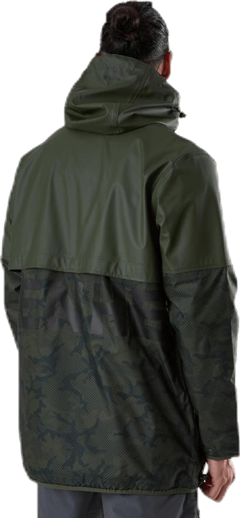 Active Hybrid Pu Jacket Green - Bild 3