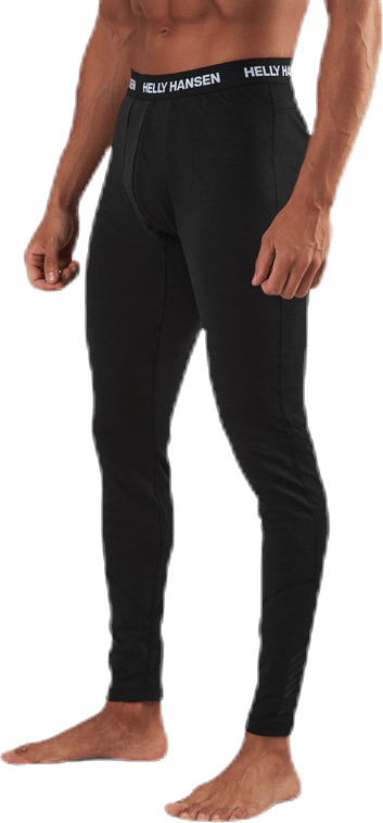 Lifa Merino Midweight Pant Black, Male, Apparels, base layers, Alpine sports, Black, S