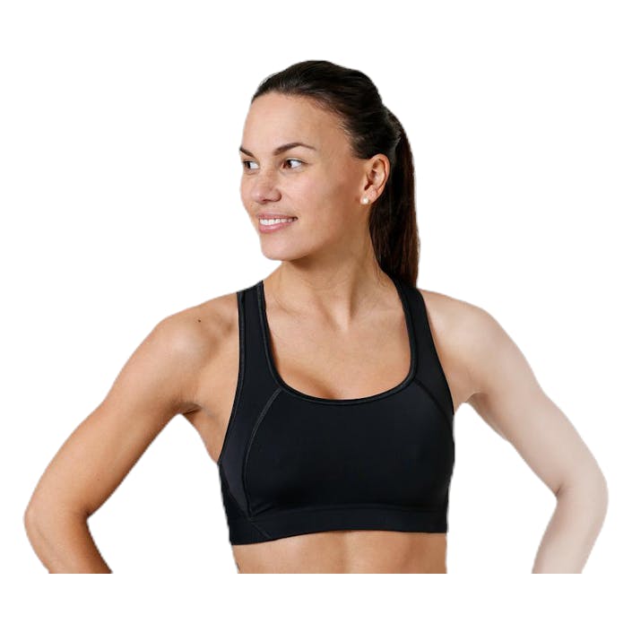 Trud Black, Female, Apparels, Sports Bras, Running, Black, M