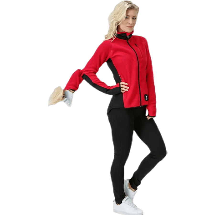 Lumberjane Fleece Jacket Red - Bild 4