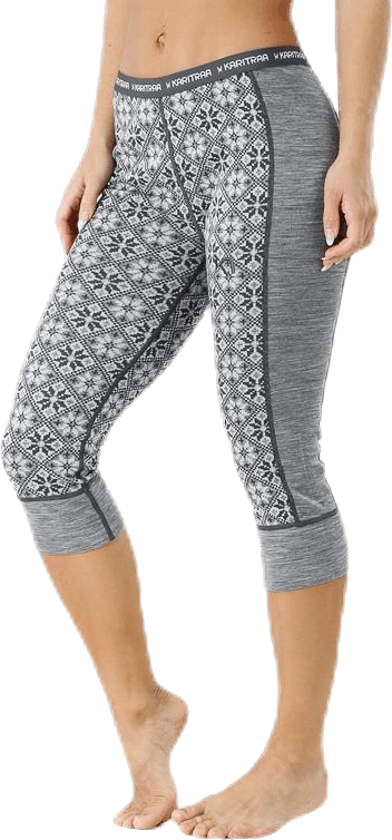 Rose Capri Grey, Female, Apparels, base layers, Alpine sports, Grey, S