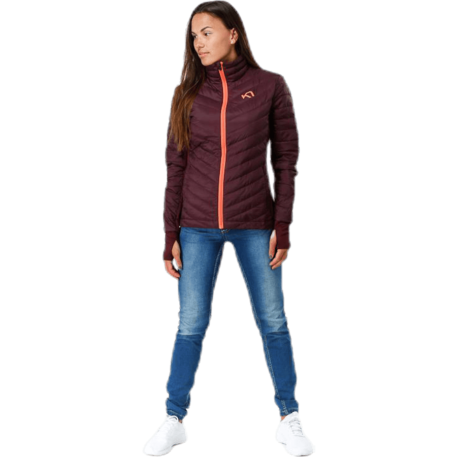 Tove Midlayer Full Zip Purple - Bild 4