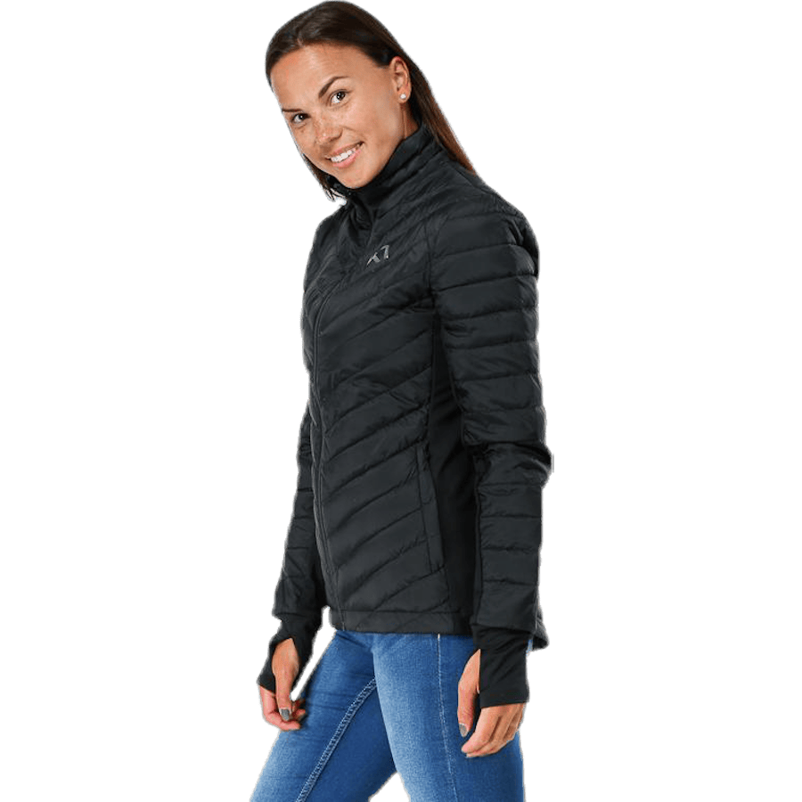 Tove Midlayer Full Zip Black - Bild 3