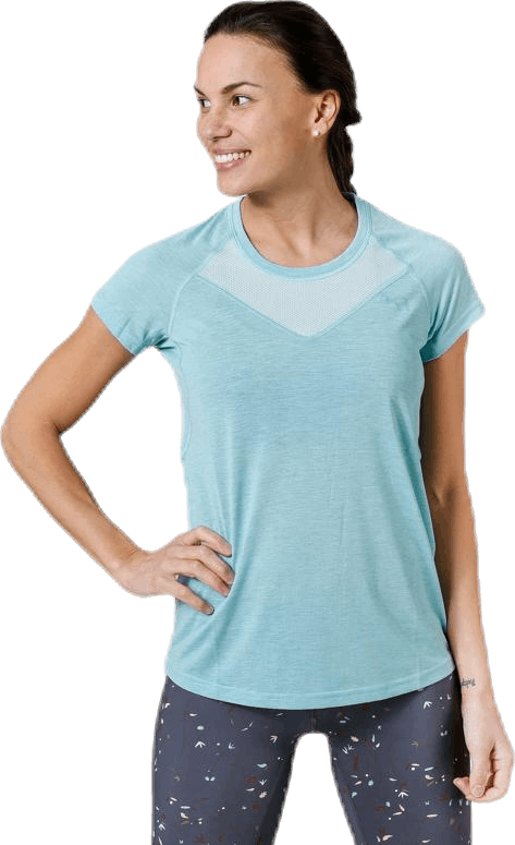 Maria Tee Turquoise, Female, Tøj, T-shirt, Træning, Turkis, XS
