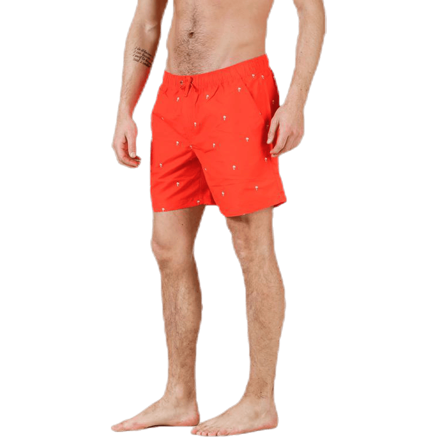 Scale Shorts Red