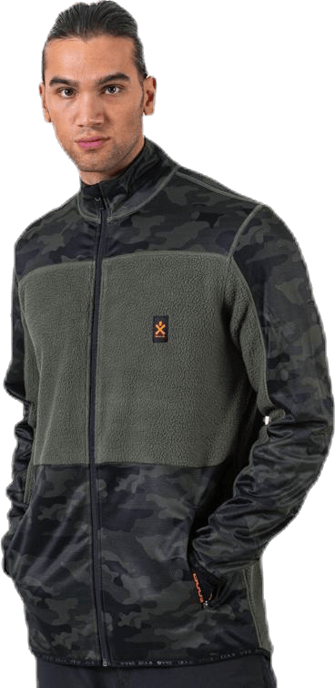 Camo Fleece Jacket Green